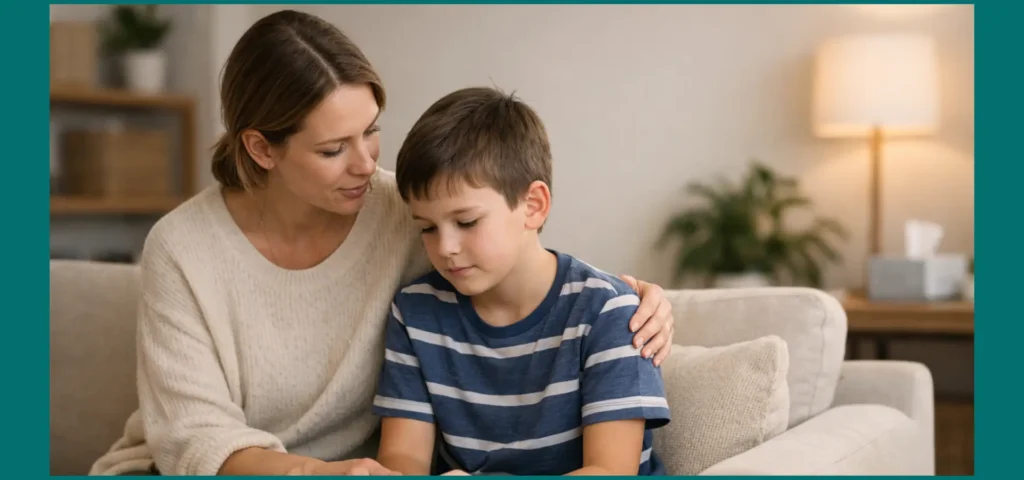 Parent supporting child during integrative autism therapy in Gurgaon in a calm and safe environment
