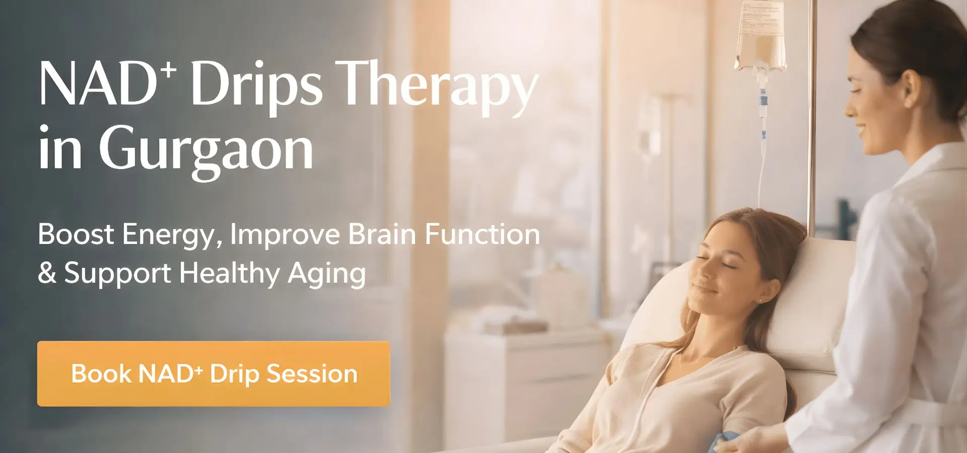 NAD+ IV Drips for energy boost brain health and anti aging treatment