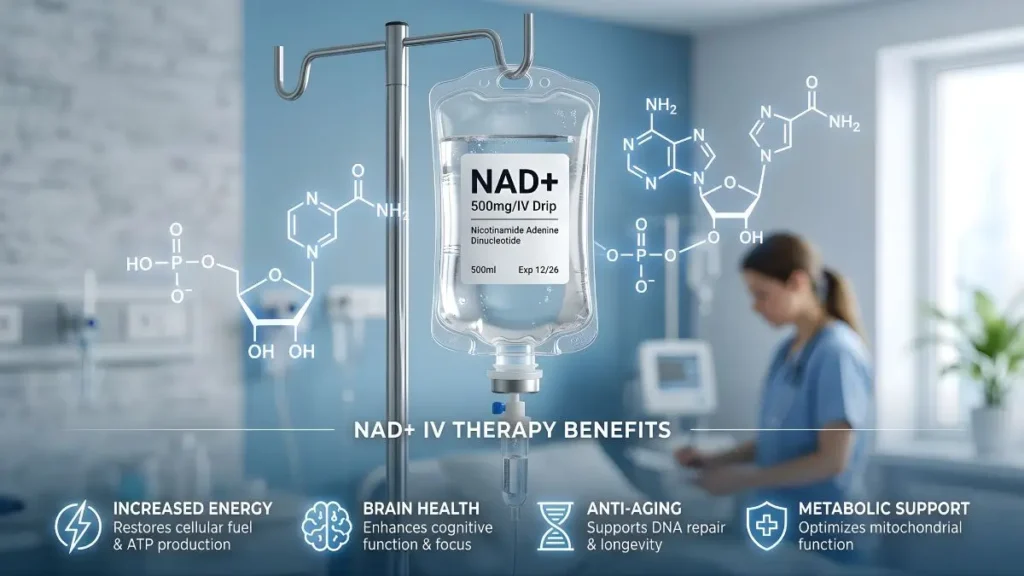 NAD+ IV Drips 3 NAD IV therapy benefits in Gurgaon NAD drip near me brain health energy anti aging