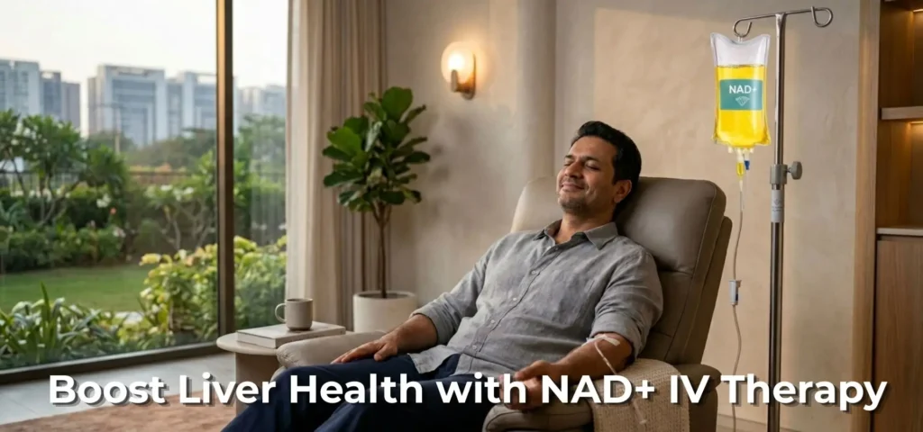 NAD+ IV therapy in Gurgaon for fatty liver recovery and energy boost